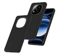 BEEJTUNY Custodia Silicone per Xiaomi Redmi Note 14 PRO+ Plus 5G, Protettiva Cover Silicone Liquido, Anti Impronte, Anti Sbiadimento, Sottile Custodia Antiurto. Nero