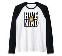 Beekeeper Apiarist Hive Mind Honey Bees Maglia con Maniche Raglan
