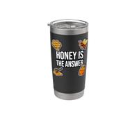 Beekeeper Apiarist Honey Is The Answer Bicchiere termico in acciaio inox doppia parete