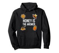 Beekeeper Apiarist Honey Is The Answer Felpa con Cappuccio