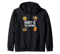 Beekeeper Apiarist Honey Is The Answer Felpa con Cappuccio