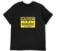 Beekeeper Beekeeping If You See Me Running Andningsbar T-Shirt Svart Black S
