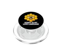Beekeeper Honey Is My Love Language Apiarist PopSockets PopGrip per MagSafe