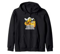 Beekeeper I Have 500 Furious Roommates Apiarist Felpa con Cappuccio