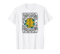 Beekeeper Introvert Hive Mind Over Crowds Maglietta con Stampa Grafica Economica, Uomo, Bianco, M