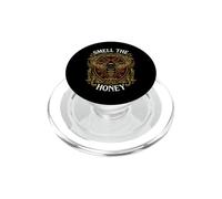 Beekeeper Smell The Honey Vintage Bee Apiary Graphic PopSockets PopGrip per MagSafe