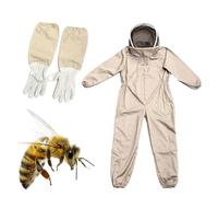 Beekeeping Suit - Bee Suit | Beekeeping Suits For Women| Bee Keeping Suiit | Beekeepings Full Body Suits With Detachable Hood | Beekeepers Thickened Clothes Hooded For Rainforest Garden Apiary