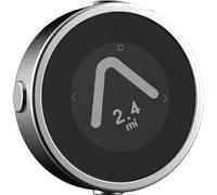 Beeline Moto GPS Computer - Argento | Pianificazione del percorso in tutto il mondo | Resistente alle intemperie | Ricarica USB | Navigatore satellitare per moto e scooter con cinghia di montaggio