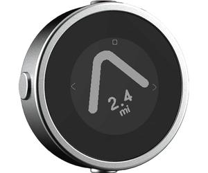 Beeline Moto GPS Computer - Argento | Pianificazione del percorso in tutto il mondo | Resistente alle intemperie | Ricarica USB | Navigatore satellitare per moto e scooter con cinghia di montaggio