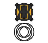 Beeline Velo 2 - Piastra di supporto universale con anelli in gomma per smartphone e tablet, montaggio fisico, colore: Nero antiscivolo