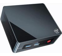 Beelink GK Mini - Mini PC con Windows 11 Pro, Quad Core J5005, 2x HDMI Ultra HD 4K, RAM 8 GB DDR4, SSD M.2 128 GB, Slot SATA3 2.5" per HDD/SSD aggiuntivo, Wi-Fi 5 AC, Gigabit Ethernet