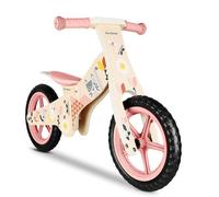 Beeloom - Bicicletta di Legno Senza Pedali SPRING BIKE, Cavalcabile Rosa Per l'Equilibrio e l'Apprendimento, Design Unisex Con Sellino Regolabile, Da 2 Anni