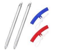 BEELUKY 2 Pezzi Leva Pneumatici 30CM Leva per Pneumatici da Bicicletta Leve Smontagomme Moto Set con 2 Protezioni per Cerchi Levagomme in Acciaio Leva del Pneumatico per Moto Scooter Bicicletta