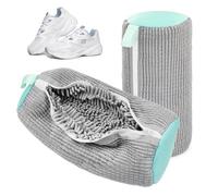 BEELUKY 2 Pezzi Sacchetti per Scarpe Lavanderia Rete Scarpe Lavatrice con Cerniera Sacchetto per Lavare Scarpe in Lavatrice per Scarpe Sportive Scarpe a Rete Protegge Le Scarpe dai Danni