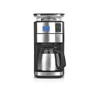 BEEM Caffettiera filtrante FRESH-AROMA-PERFECT II con macinacaffè - Thermo | in acciaio inox | caraffa termica | 24h-timer | 1000 W | contenitore per caffè in grani da 180 g