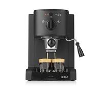 BEEM ESPRESSO PERFECT Macchina per caffè espresso - 20 bar | per polvere da espresso, cialde e capsule | ugello per schiuma di latte per le specialità del caffè preferito | piastra riscaldante