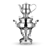 Beem Samowar Teekocher Odessa+ 3l 1800W Edelstahl mit Dispenser - grigio acciaio inox 07350