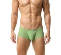 BEEMEN Low Rise - Boxer da uomo Mini Trunks, verde, S