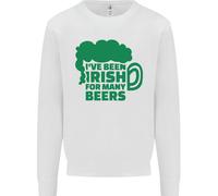 Been Irish For Many Beers St Patricks Day Uomo Sweatshirt Jumper