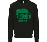 Been Irish For Many Beers St Patricks Day Uomo Sweatshirt Jumper