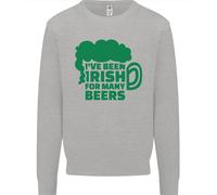 Been Irish For Many Beers St Patricks Day Uomo Sweatshirt Jumper