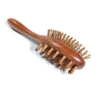 BEENIFIC Massaggiatore per cuoio capelluto, spazzola per la crescita dei capelli, massaggiatore per la testa del cuoio capelluto, pettine disintossicante per la forfora, esfoliante per la testa (legno