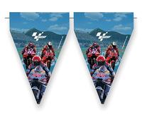 BeenSmile, BANDIERINE MOTO GP, Decorazione per Compleanno di Bambini, Articoli per Feste, Celebrazioni e Anniversari, 1 Pezzo, 3 M