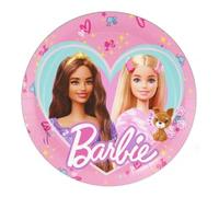 BeenSmile, BARBIE 8 PIATTI 18 CM, Piatti Monouso per Feste di Compleanno per Bambini, Articoli per Decorazioni di Feste a Tema