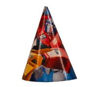 BeenSmile, CAPPELLI DA TRANSFORMERS, Cappelli di Cartone, Decorazione per Compleanno di Bambini, Cappelli per Festa di Compleanno, 6 pezzi.