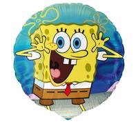 BeenSmile, Palloncini Compleanno Bob Esponja, Decorazioni Festa di Compleanno Bambini, Palloncini Elio o Aria, Materiale Resistente, 46 cm, 1 Pezzo, Multicolore