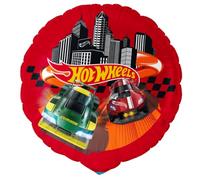 BeenSmile, Palloncini Compleanno Hot Wheels, Decorazioni Festa di Compleanno Bambini, Palloncini Elio o Aria, Materiale Resistente, 46 cm, 1 Pezzo, Multicolore