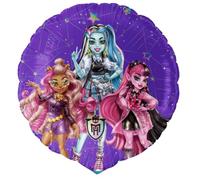 BeenSmile, Palloncini Compleanno Monster High, Decorazioni Festa di Compleanno Bambini, Palloncini Elio o Aria, Materiale Resistente, 46 cm, 1 Pezzo, Multicolore