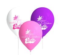 BeenSmile, PALLONCINI IN LATTICE BARBIE, Palloncini in Lattice, Decorazione Compleanno Bambini, Articoli per Feste per Bambini, 8 Palloncini