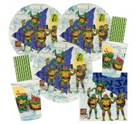 BeenSmile Set per feste Tartarughe Ninja per 16 bambini