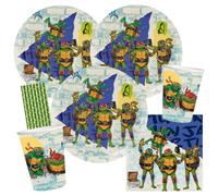 BeenSmile Set per feste Tartarughe Ninja per 8 bambini