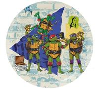 BeenSmile, Tartarughe Ninja 8 PIATTI 23 CM, Piatti Monouso per Feste di Compleanno per Bambini, Articoli per Decorazioni di Feste a Tema Mutant Ninja Turtles