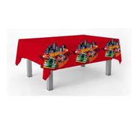 BeenSmile, Tovaglia Hot Wheels, tovaglia per decorazione di compleanno, articoli per feste per bambini, celebrazioni e compleanni, 1 pezzo, 120 x 180 cm,