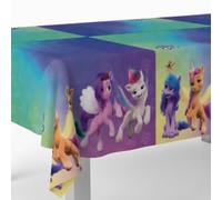 BeenSmile, Tovaglia MY Little Pony, tovaglia per decorazione di compleanno, articoli per feste dei bambini, celebrazioni e compleanni, 1 pezzo, 120 x 180 cm,