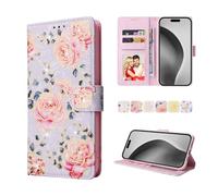 BEENTRYS Cover per Samsung Galaxy A13 4G / 5G Pelle Portafoglio,Fiori Libro con Slot Porta Carte Supporto Blocco RFID Magnetica Donna PU Flip Antiurto Custodia-PastoralRose