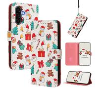 BEENTRYS Cover Portafoglio per Tecno Camon 19/19 Pro 5G Cover a Libro,Motivo Pupazzo Neve Pelle PU Slot Carte Funzione Supporto Protezione Magnetica Protettiva Antiurto Custodia-SDYS