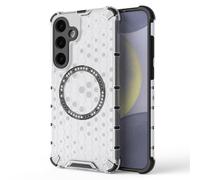 BEENTRYS Magnetico Cover per Xiaomi POCO F6 Pro/Redmi K70 / K70 Pro Custodia,Compatibile con MagSafe Trasparente Bumper Honeycomb PC+TPU Ultra Sottile Antigraffio Antiurto Protettiva Custodia-Clear