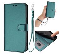 BEENTRYS Pelle PU Cover per Honor X8 4G / X30i 5G Cover a Libro,Portafoglio Slot per Schede Supporto Kickstand Chiusura Magnetica Flip Caso Antiurto Custodia per Telefono-Verdescuro