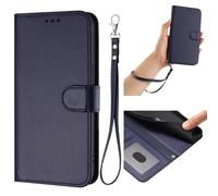 BEENTRYS Pelle PU Cover per Honor X8C 4G Cover a Libro,Portafoglio Slot per Schede Supporto Kickstand Chiusura Magnetica Flip Caso Antiurto Custodia per Telefono-Blu