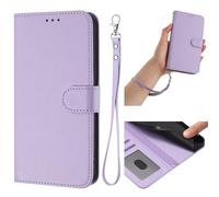 BEENTRYS Pelle PU Cover per Honor X8C 4G Cover a Libro,Portafoglio Slot per Schede Supporto Kickstand Chiusura Magnetica Flip Caso Antiurto Custodia per Telefono-Violachiaro