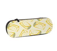 BEEOFICEPENG Astuccio, carino e delizioso tortilla alla moda, astuccio in pelle, astuccio per penne, scuola per ufficio, portagioie, porta pennelli per trucco.