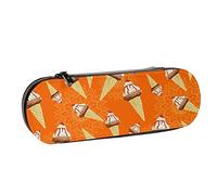 BEEOFICEPENG Astuccio, delizioso gelato da dessert, astuccio in pelle, astuccio per penne, scuola per ufficio, portagioie, porta pennelli per trucco.