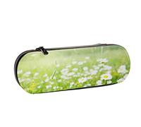BEEOFICEPENG Astuccio, fiori primaverili freschi estivi, astuccio in pelle, astuccio per penne, scuola per ufficio, portagioie, porta pennelli per trucco.