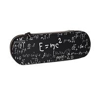 BEEOFICEPENG Astuccio,Formule e calcoli in fisica e matematica,Astuccio in pelle Borsa per penne Ufficio Scuola,Scatola per gioielli Scatola per pennelli per trucco