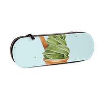 BEEOFICEPENG Astuccio, fresco delizioso dessert verde Matcha, astuccio in pelle Astuccio per penne, scuola per ufficio, portagioie, porta pennelli per trucco