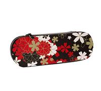 BEEOFICEPENG Astuccio, Kawaii giapponese bellissimo Sakura, astuccio in pelle Astuccio per penne, scuola per ufficio, portagioie, porta pennelli per trucco